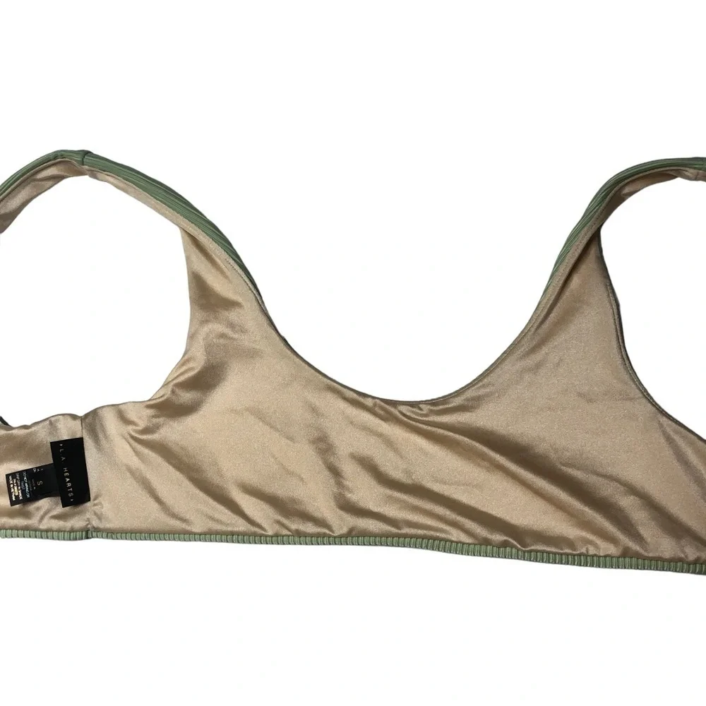 Pacsun‎ L.A. Hearts NWT Green Bikini Top Size Small